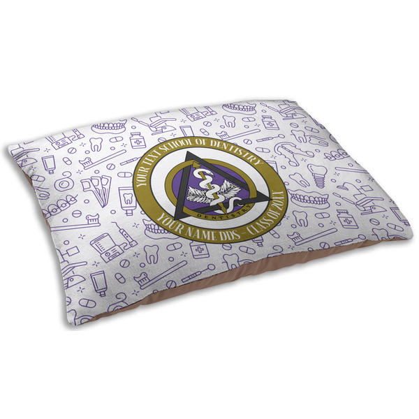 Custom Dental Insignia / Emblem Indoor Dog Bed - Small (Personalized)