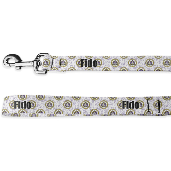 Custom Dental Insignia / Emblem Dog Leash - 6 ft (Personalized)