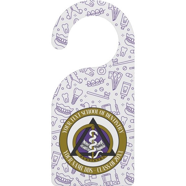 Custom Dental Insignia / Emblem Door Hanger (Personalized)