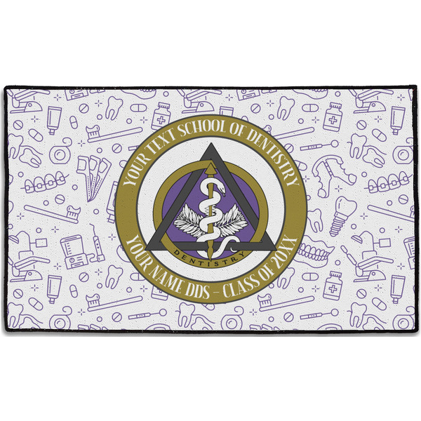 Custom Dental Insignia / Emblem Door Mat - 60" x 36" (Personalized)