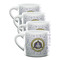 Dental Insignia / Emblem Double Shot Espresso Mugs - Set of 4 Front