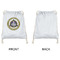 Dental Insignia / Emblem Drawstring Backpacks - Sweatshirt Fleece - Single Sided - APPROVAL