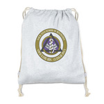 Dental Insignia / Emblem Drawstring Backpack - Sweatshirt Fleece - Single-Sided (Personalized)