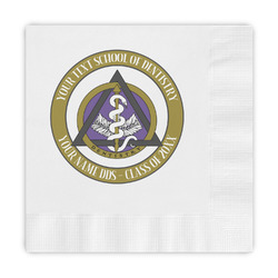 Dental Insignia / Emblem Embossed Decorative Napkins (Personalized)