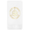 Dental Insignia / Emblem Foil Stamped Guest Napkins - Front View