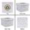 Dental Insignia / Emblem Gift Boxes with Lid - Canvas Wrapped - Large - Approval