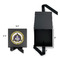 Dental Insignia / Emblem Gift Boxes with Magnetic Lid - Black - Open & Closed