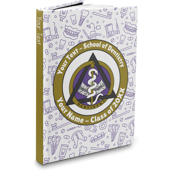 Custom Dental Insignia / Emblem Hardbound Journal - 7.25" x 10" (Personalized)