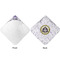 Dental Insignia / Emblem Hooded Baby Towel- Approval