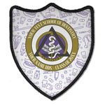 Dental Insignia / Emblem Iron on Shield Patch B (Personalized)