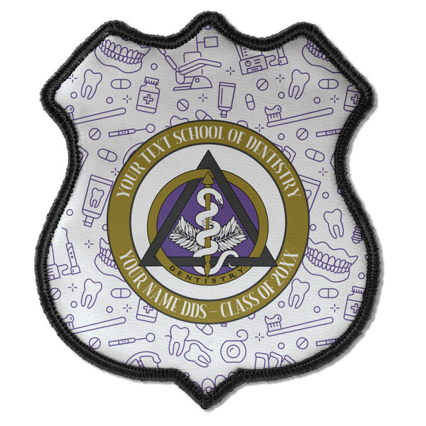 Custom Dental Insignia / Emblem Iron On Shield Patch C (Personalized)