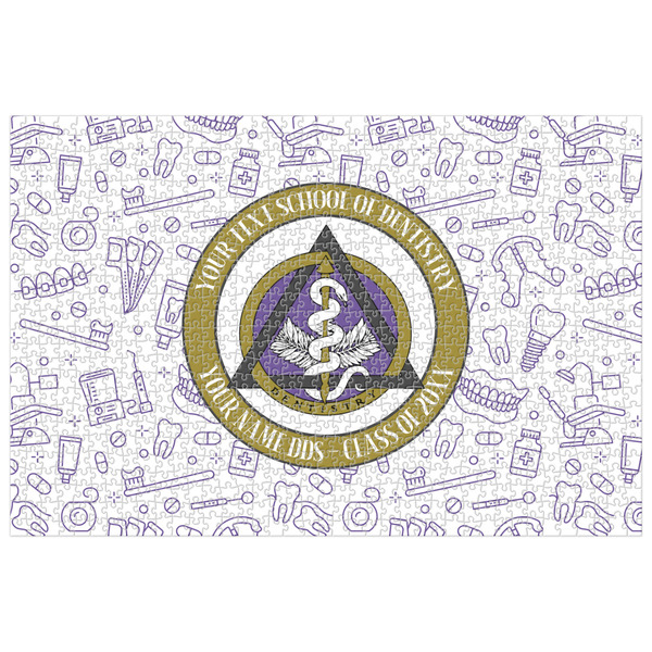 Custom Dental Insignia / Emblem Jigsaw Puzzle - 1000-piece (Personalized)