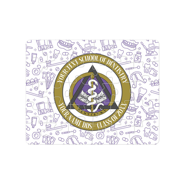 Custom Dental Insignia / Emblem Jigsaw Puzzle - 30-piece (Personalized)