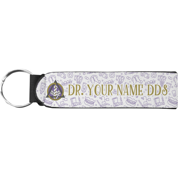 Custom Dental Insignia / Emblem Neoprene Keychain Fob (Personalized)