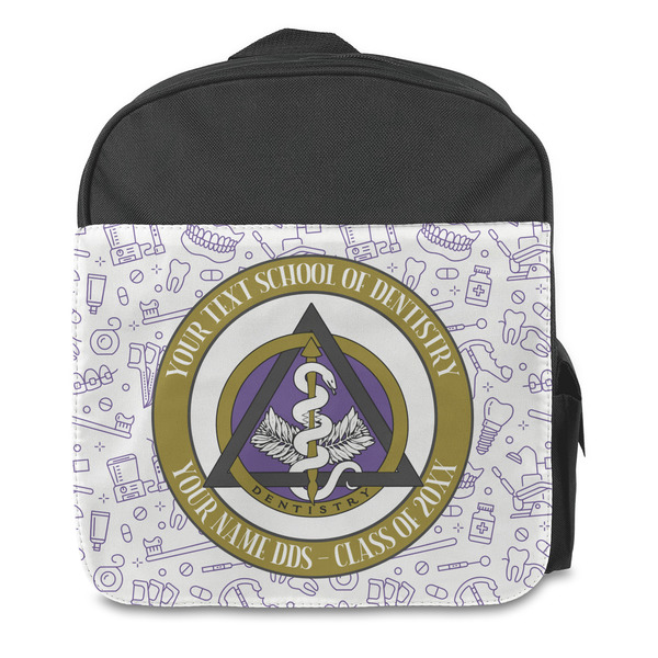 Custom Dental Insignia / Emblem Preschool Backpack (Personalized)