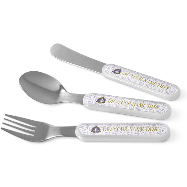 Custom Dental Insignia / Emblem Kid's Flatware (Personalized)