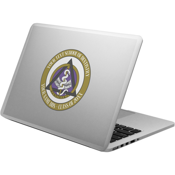 Custom Dental Insignia / Emblem Laptop Decal (Personalized)