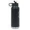 Dental Insignia / Emblem Laser Engraved Water Bottles - Front Engraving - Side View