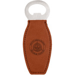 Dental Insignia / Emblem Leatherette Bottle Opener - Single-Sided (Personalized)