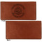 Dental Insignia / Emblem Leather Checkbook Holder Front and Back Single Sided - Apvl