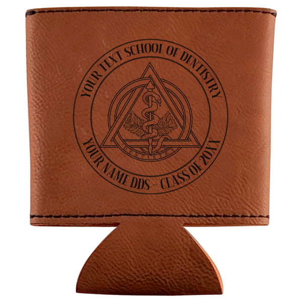 Custom Dental Insignia / Emblem Leatherette Can Sleeve (Personalized)