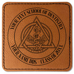 Dental Insignia / Emblem Faux Leather Iron On Patch - Square (Personalized)