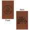 Dental Insignia / Emblem Leatherette Sketchbooks - Small - Double Sided - Front & Back View