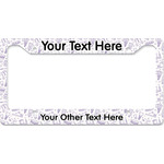 Dental Insignia / Emblem License Plate Frame - Style B (Personalized)