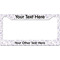 Dental Insignia / Emblem License Plate Frame - Style B