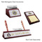 Dental Insignia / Emblem Mahogany Desk Accessories