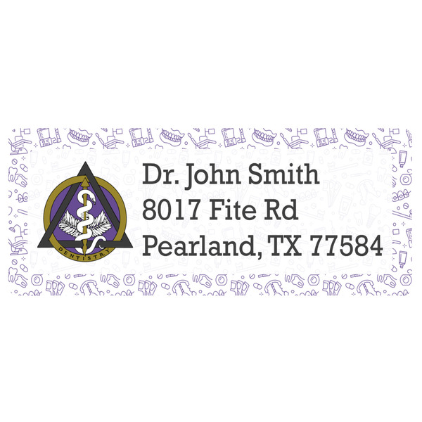 Custom Dental Insignia / Emblem Return Address Labels (Personalized)