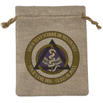 Dental Insignia / Emblem Burlap Gift Bag (Personalized)