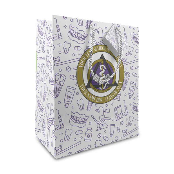 Custom Dental Insignia / Emblem Gift Bag - Medium (Personalized)