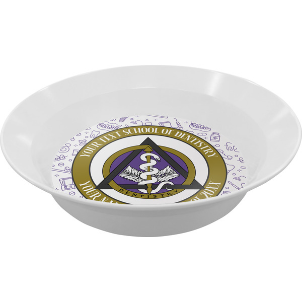 Custom Dental Insignia / Emblem Melamine Bowl (Personalized)