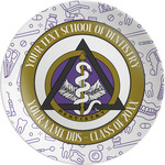 Dental Insignia / Emblem Melamine Salad Plate - 8" (Personalized)