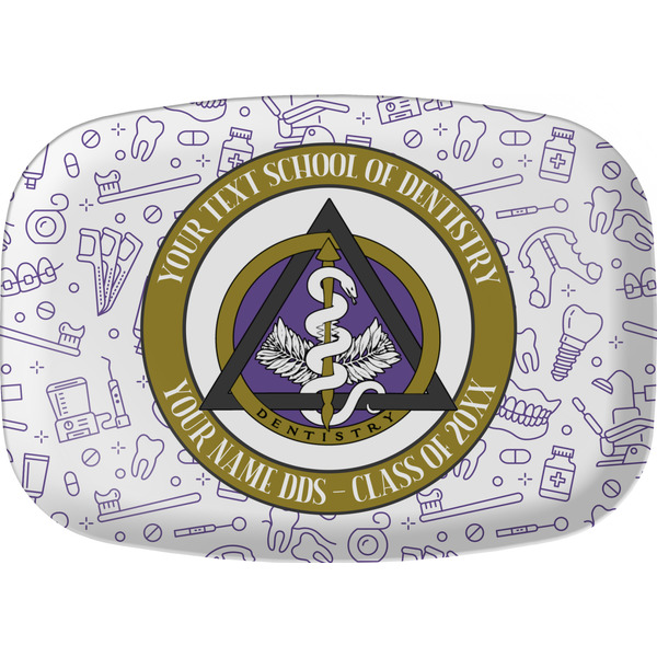 Custom Dental Insignia / Emblem Melamine Platter (Personalized)