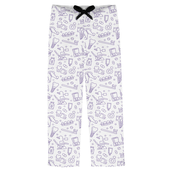 Custom Dental Insignia / Emblem Mens Pajama Pants - L