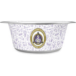 Dental Insignia / Emblem Stainless Steel Dog Bowl - Medium (Personalized)