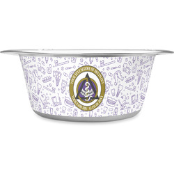 Dental Insignia / Emblem Stainless Steel Dog Bowl - Medium (Personalized)