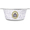 Dental Insignia / Emblem Metal Pet Bowl - White Label - Medium - Main