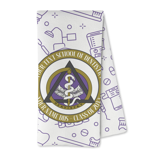 Custom Dental Insignia / Emblem Kitchen Towel - Microfiber (Personalized)