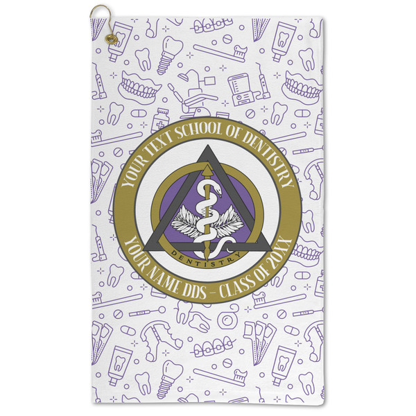 Custom Dental Insignia / Emblem Microfiber Golf Towel (Personalized)