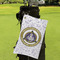 Dental Insignia / Emblem Microfiber Golf Towels - Small - LIFESTYLE