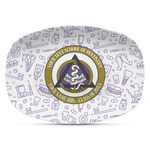 Dental Insignia / Emblem Plastic Platter - Microwave & Oven Safe Composite Polymer (Personalized)