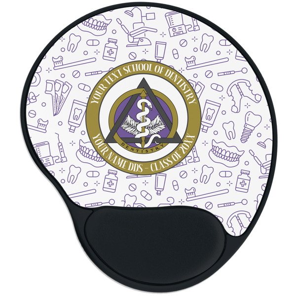 Custom Dental Insignia / Emblem Mouse Pad with Wrist Support (Personalized)