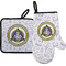 Dental Insignia / Emblem Neoprene Oven Mitt and Pot Holder Set