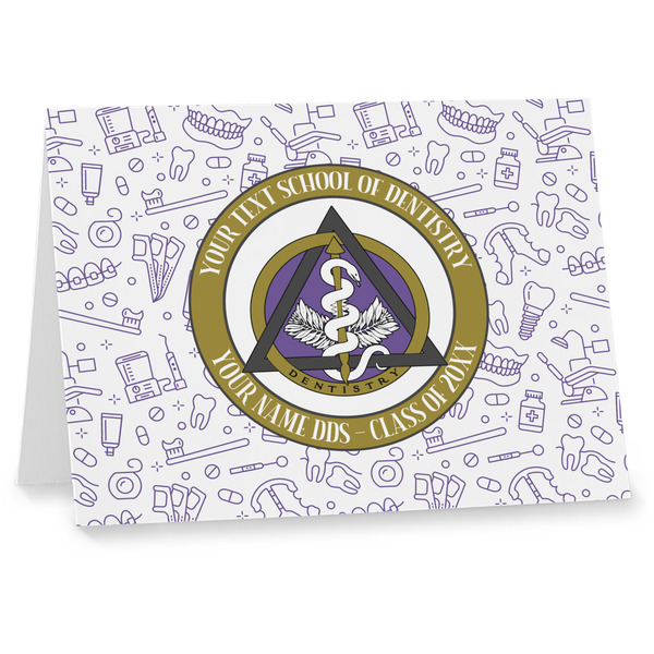 Custom Dental Insignia / Emblem Note Cards (Personalized)