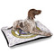 Dental Insignia / Emblem Outdoor Dog Beds - Large - IN CONTEXT