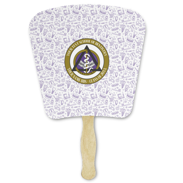 Custom Dental Insignia / Emblem Paper Fan (Personalized)