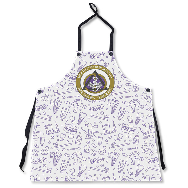 Custom Dental Insignia / Emblem Apron Without Pockets (Personalized)